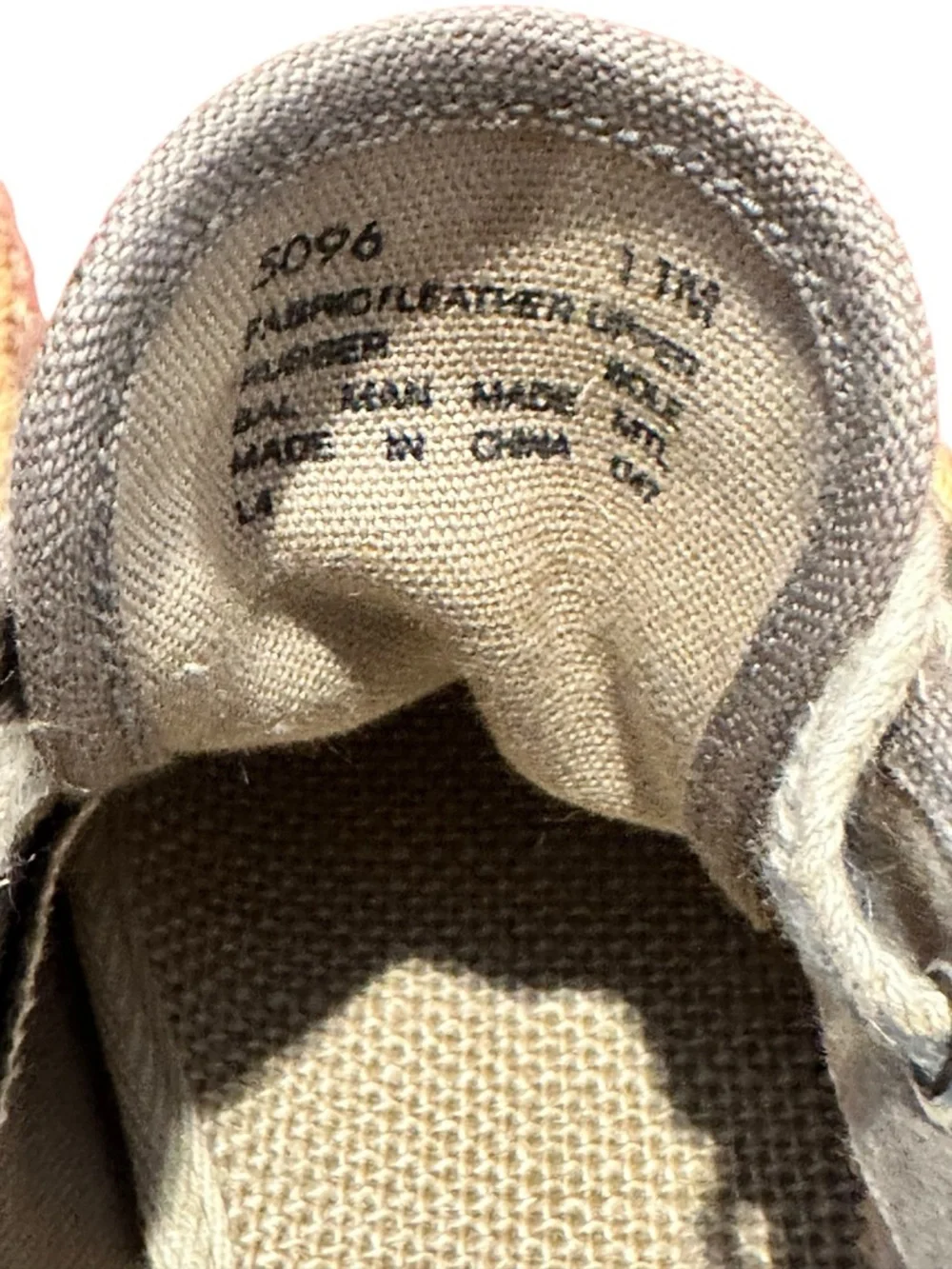 Canvas Espadrille Sneakers in Olive Green Size 11